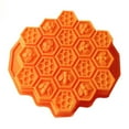 thumbnail image 1 of RRJ Silicone Honeycomb Cake , Flexible Reusable Baking Pan for Beehive Chocolate Soap Molds, Heat-Resistant Non-Stick Dessert Molds for Cake Decorating, Home Kitchen Baking Supplies, 1 of 6