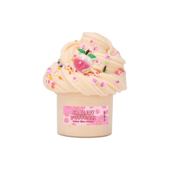 RRJ SlimeToy, 70ml Furry Cloud Butter Slime Non-Settling Clay, DIY Stretchy Noodles Slime Kit, Sensory Play Stress Relief, Creative Crafts forKidsAdults