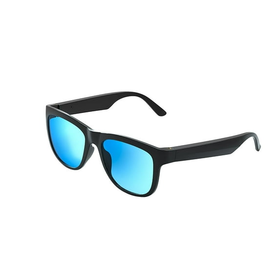 RRJ Smart Bluetooth Glasses, Wireless Headset with Semi-Open Audio and Bone Conduction Technology, Fashion Sunglasses for Hands-Free Calls Music Running Cycling