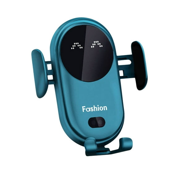 RRJ Smart Infrared Sensor Car Phone Holder, Auto Clamping Wireless Charging Car Mount, Dashboard Windshield Air Vent Phone Stand for