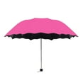 thumbnail image 1 of RRJ Summer Sun Protection Umbrella, UPF 50+ UV Blocking Folding Sunshade, Water Activated Floral Pattern Rain Umbrella with Windproof Fiberglass Ribs for Beach Travel Outdoor, 1 of 2