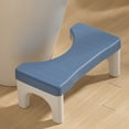 thumbnail image 1 of RRJ Toilet Stool, Ergonomic Squatting Potty Stool for Adults, Adjustable Height Bathroom Footrest, Toilet Squatting Aid for Constipation Relief, Non-Slip Toilet Footstool for Bathroom Decor, 1 of 3