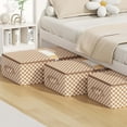 thumbnail image 1 of RRJ Underbed Storage Bag, Large Capacity Waterproof Fabric Organizer With Clear Window And Checkerboard Design For Clothes Quilts Bedding, Space Saving Closet Storage For Bedroom Home Dorm, 1 of 9