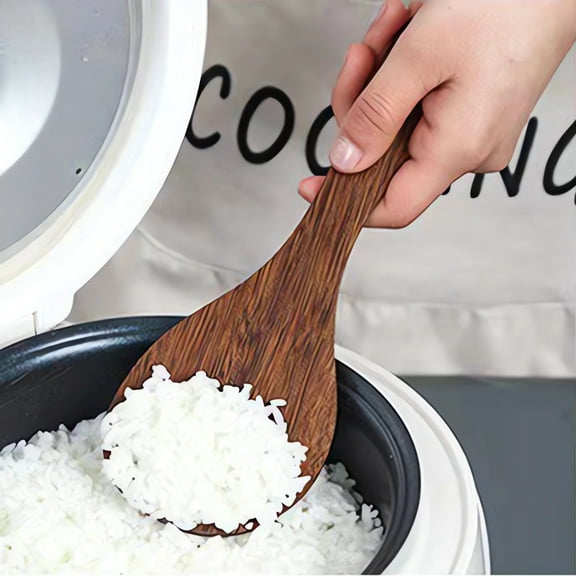 RRJ Wooden Spatula Spoon, Chicken Wing Design Non-Stick Pan Turner, Wooden Kitchen Utensil for Flipping Eggs Pancakes Burgers, Heat Resistant Cooking Tool for Sauteing Stir Frying