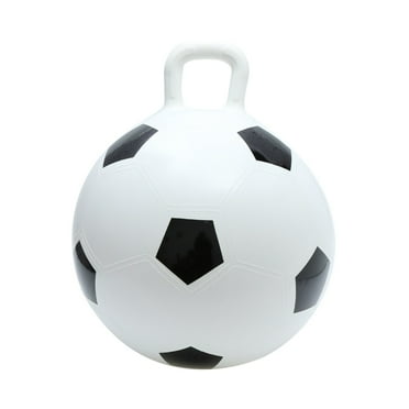 RRSCC 18 Inch Bouncy Ball with Handle Hopper Ball Jumping Hopping Ball Exercise Balls for Toddlers Boys Girls Indoor Outdoors Sports School Games Exercise Gifts