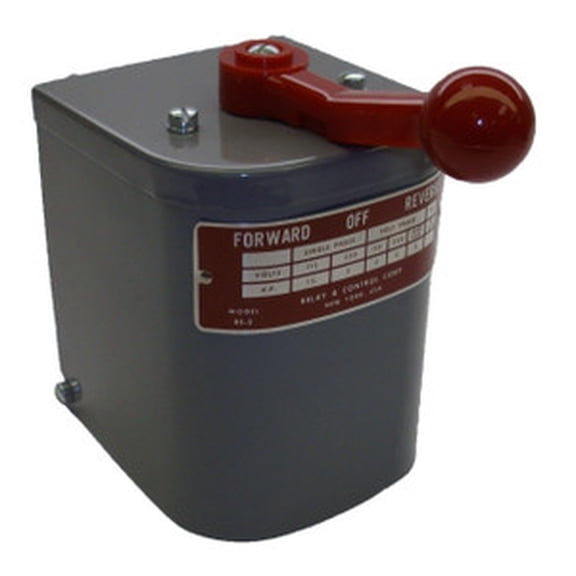 RS-2 Relay & Controls | 1.5 hp - 2 hp Electric Motor Reversing Drum Switch - Position = Maintained
