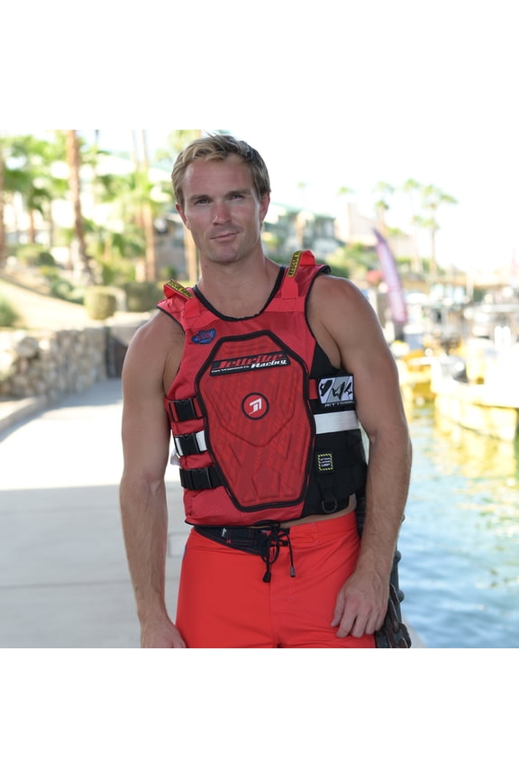 RS-25P Side Entry Impact Vest | Red | Customization Option | PWC Jet Ski Ride & Race (XXS/XS)