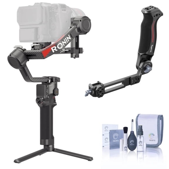 DJI RS 4 Pro, 3-Axis Gimbal Stabilizer for DSLR & Cinema Cameras Canon/Sony/Panasonic/Nikon/Fujifilm, 2nd-Gen Native Vertical Shooting, 4.5kg (10lbs) Payload, Dual Focus & Zoom Motors | Sling Handle