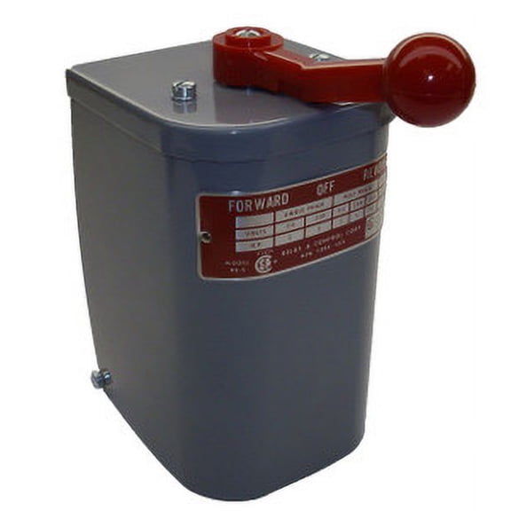 RS-5 Relay & Controls | 2 hp - 3 hp Electric Motor Reversing Drum Switch -  Position = Maintained