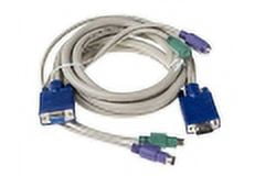 RS Pro 5M PS/2 x 2 / VGA to PS/2 x 2 / VGA KVM Mixed Cable Assembly 432 ...