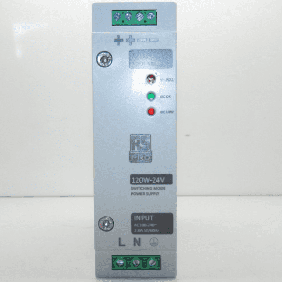 RS Pro DIN Rail Power Supply 1368319