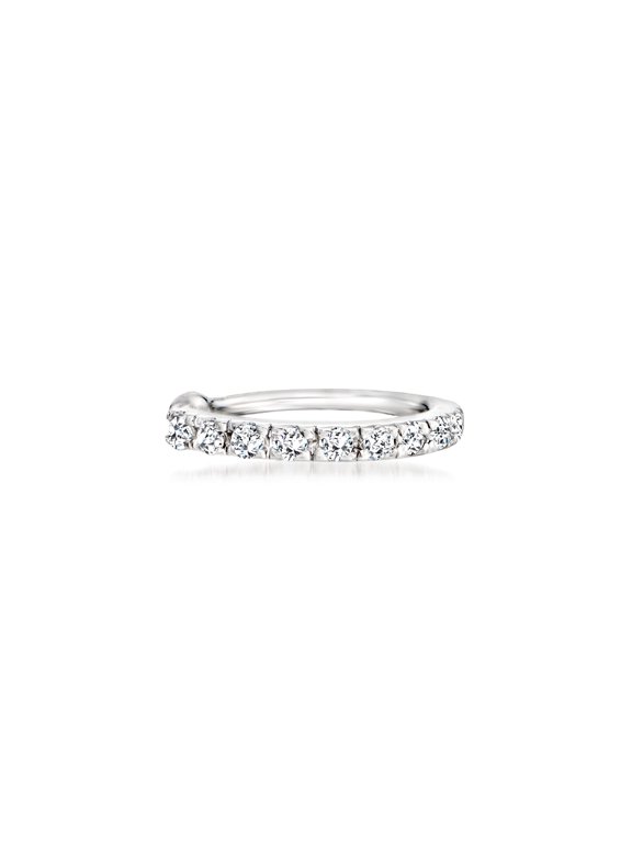 Pure Collection by Ross-Simons 0.10 ct. t.w. Diamond Ear Cuff in Sterling Silver, Women's, Adult
