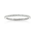 thumbnail image 1 of Pure Collection by Ross-Simons 0.15 ct. t.w. Diamond Eternity Band in Sterling Silver, Women's, Adult, 1 of 8