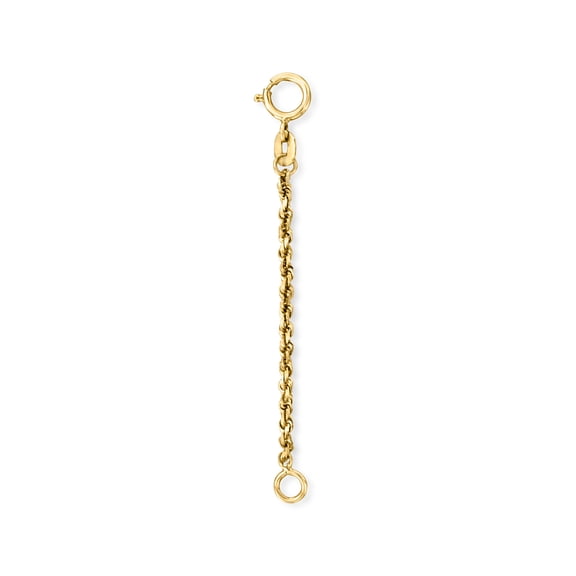 Pure Collection by Ross-Simons 2 inches 14kt Yellow Gold Rope-Chain Necklace Extender, Women's, Adult