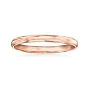 RS PURE Pure Collection by Ross-Simons 14kt Rose Gold Polished Ring, Women's, Adult