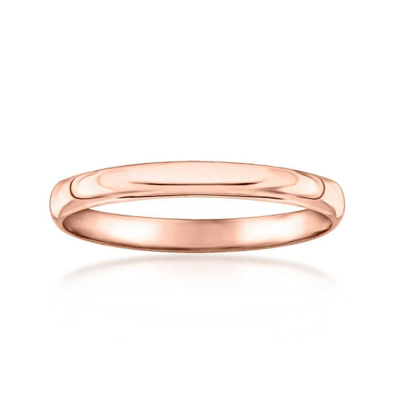 Pure Collection by Ross-Simons 14kt Rose Gold Polished Ring, Women's, Adult