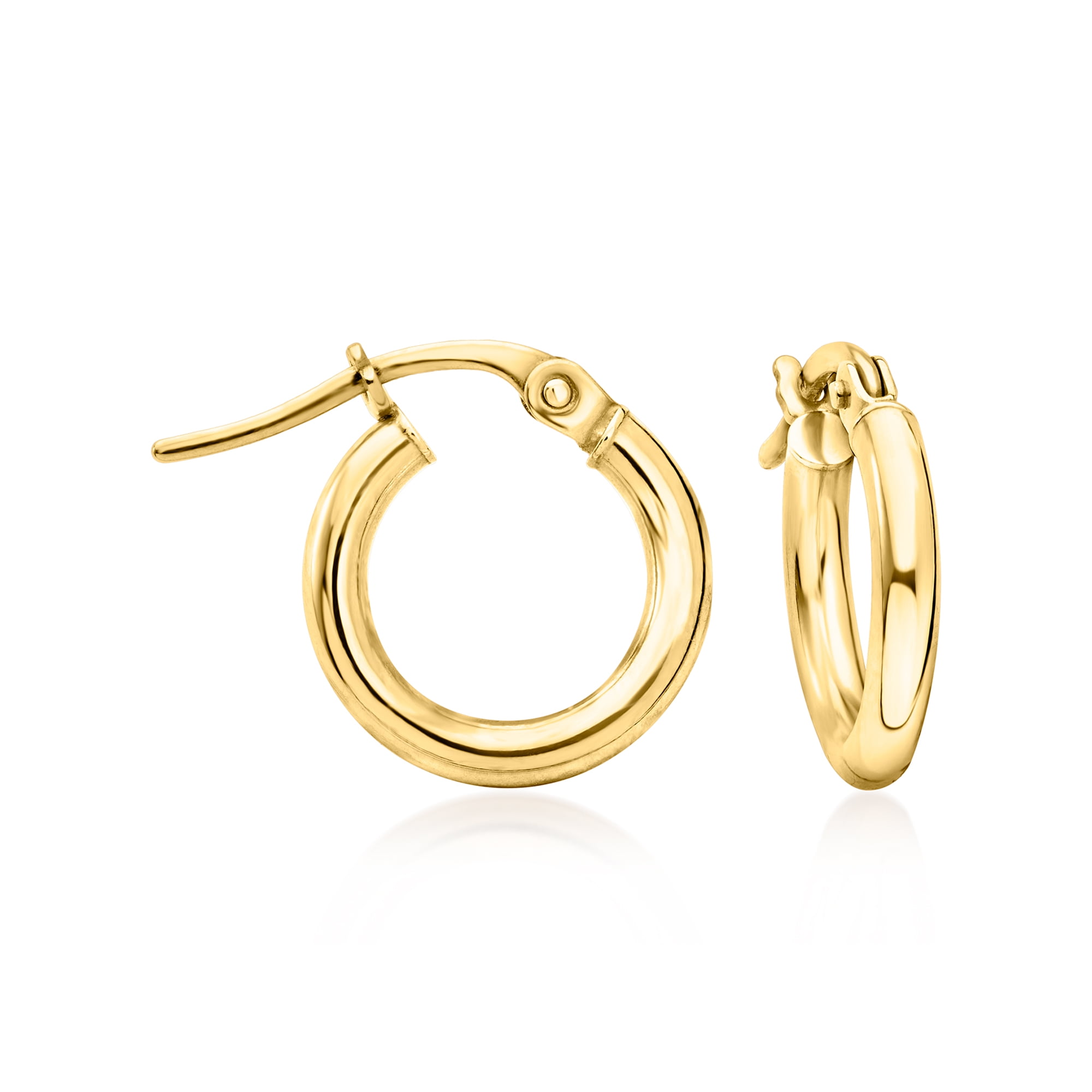 RS PURE Pure Collection by Ross-Simons 14kt Yellow Gold 2mm Small Hoop Earrings, Women's, Adult