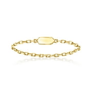 RS Pure by Ross-Simons 14kt Yellow Gold Cable-Chain Ring, Women's, Adult