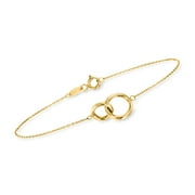 R S PURE Pure Collection by Ross-Simons 14kt Yellow Gold Circle Bracelet, Women's, Adult
