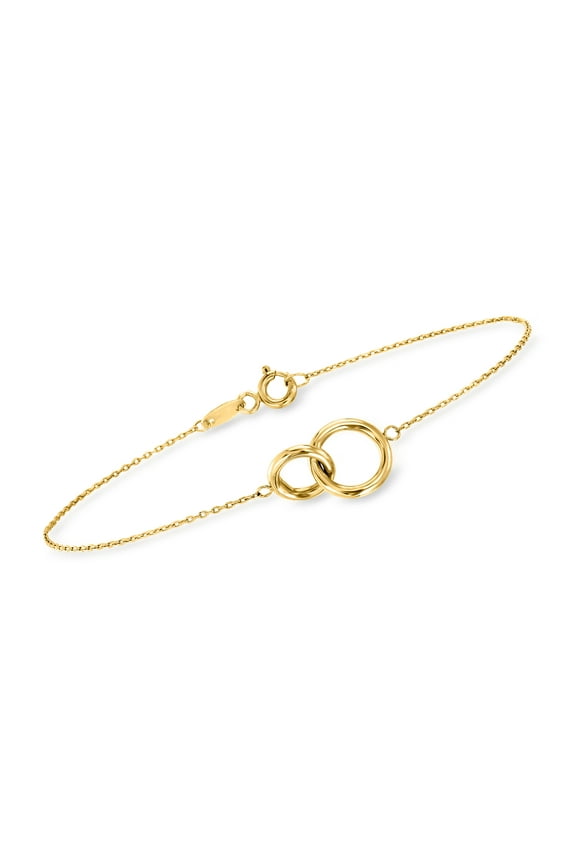 Pure Collection by Ross-Simons 14kt Yellow Gold Circle Bracelet, Women's, Adult