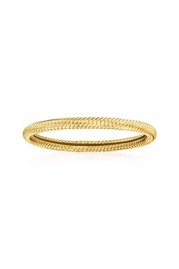 Pure Collection by Ross-Simons 14kt Yellow Gold Roped Ring, Women's, Adult