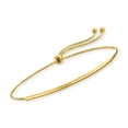 thumbnail image 1 of Pure Collection by Ross-Simons 14kt Yellow Gold Round Bar Bolo Bracelet, Women's, Adult, 1 of 6