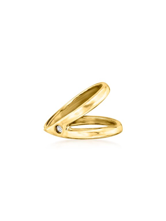 Pure Collection by Ross-Simons 14kt Yellow Gold Single Ear Cuff, Women's, Adult