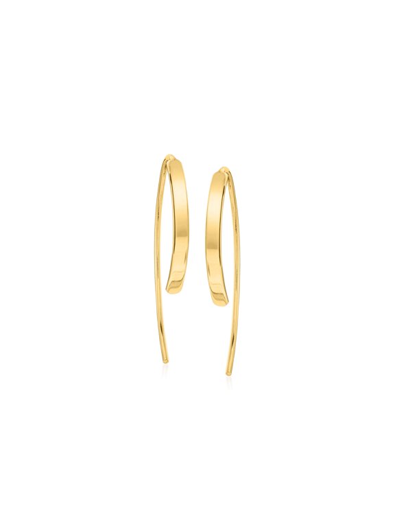 Pure Collection by Ross-Simons 14kt Yellow Gold Threader Earrings, Women's, Adult