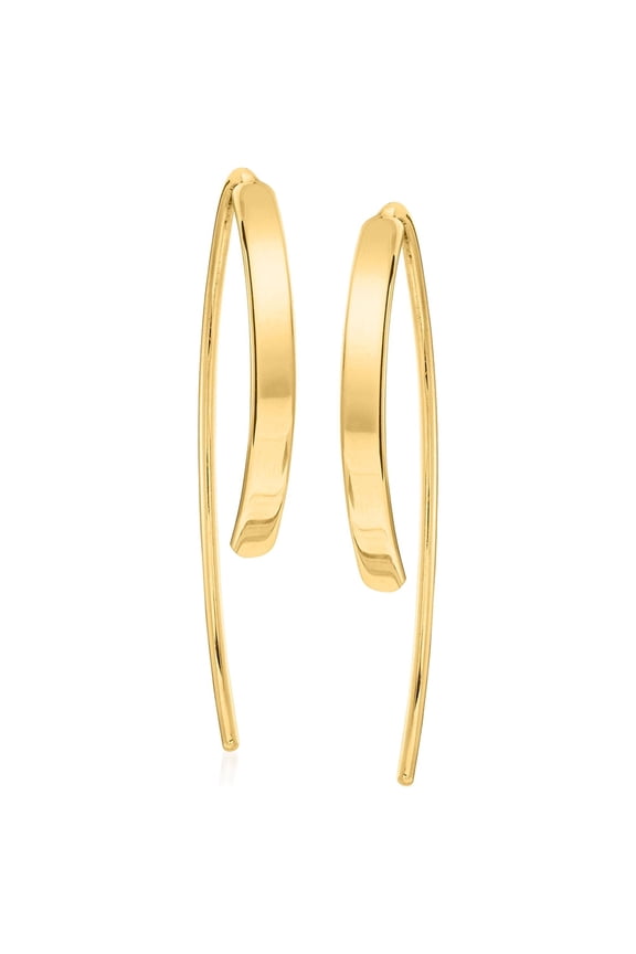 Pure Collection by Ross-Simons 14kt Yellow Gold Threader Earrings, Women's, Adult