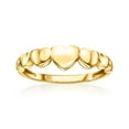 thumbnail image 1 of Pure Collection by Ross-Simons 18kt Gold Vermeil Graduated Heart Ring, Women's, Adult, 1 of 7