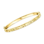 RS Pure by Ross-Simons 18kt Gold Vermeil Textured Bangle Bracelet, Women's, Adult