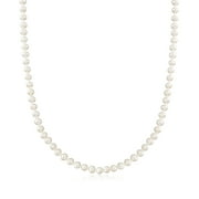 R S PURE Pure Collection by Ross-Simons 4-4.5mm Cultured Pearl Necklace in 14kt Yellow Gold, Women's, Adult