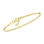RS Pure by Ross-Simons Italian 1.6mm 18kt Gold Vermeil Herringbone Bracelet, Women's, Adult