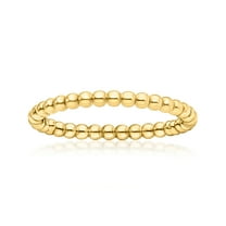Pure Collection by Ross-Simons Italian 14kt Yellow Gold Beaded Ring, Women's, Adult