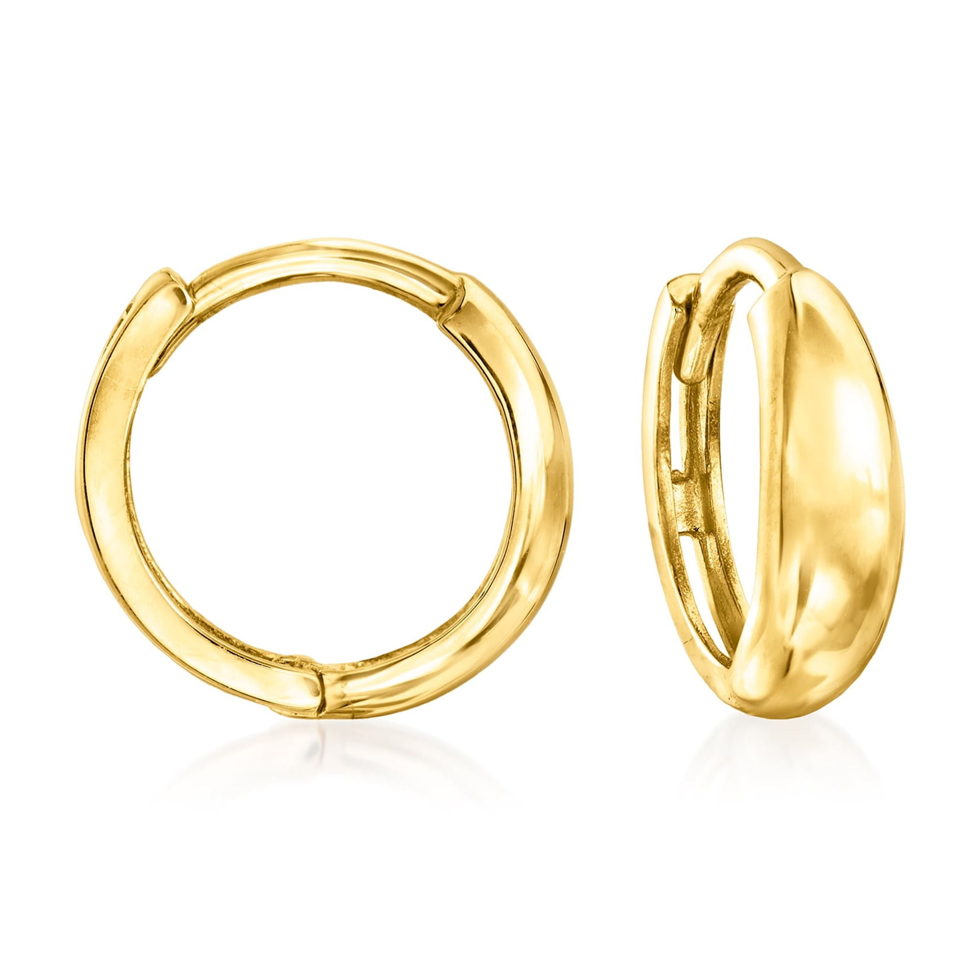RS PURE Pure Collection by Ross-Simons Italian 14kt Yellow Gold Huggie Hoop Earrings, Women's, Adult
