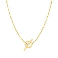 thumbnail image 1 of Pure Collection by Ross-Simons Italian 14kt Yellow Gold Lumachina Toggle Clasp Necklace, Women's, Adult, 1 of 6