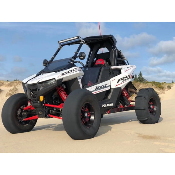 RS1 Half Windshield, Polycarbonate, 27 x 11 inches, Clear/Tinted Options Compatible With Polaris RS1 (Tinted)