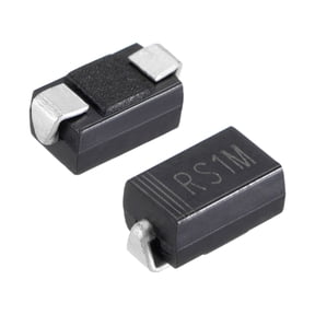 RS1M Surface Mounted Devices Schottky Rectifier Diode 1A 1000V shaft Silastic Guard Diodes 50 Pack