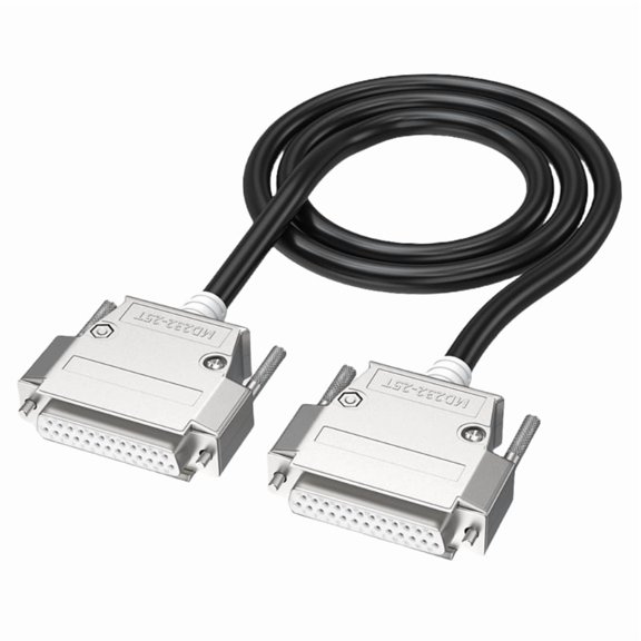 RS232 DB25 Male Female Connection Cable 26AWG Copper Wire Various Length Option