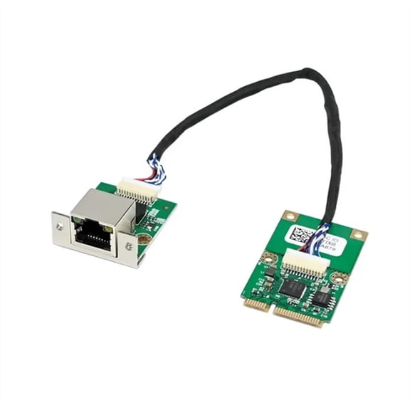 RS232 Mini PCIe to Dual Port 1000Mbps Wired Industrial Control Server 2.5G Network Card I225V B3 Ethernet