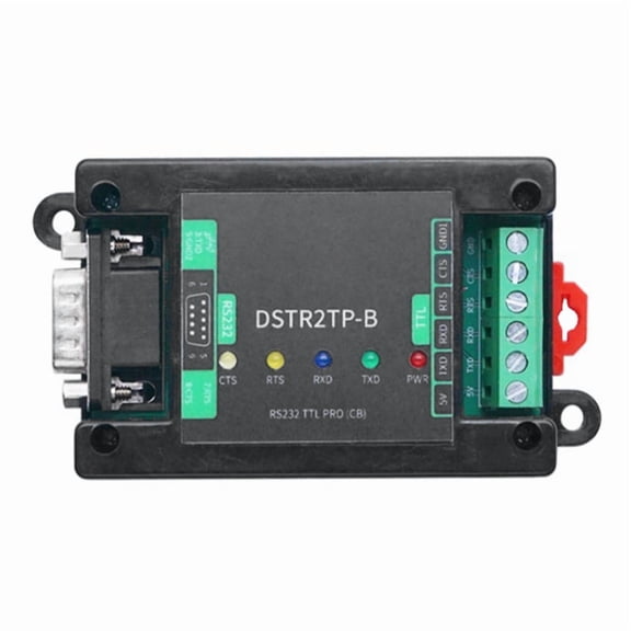 RS232 TTL PRO (CB) Industrial Isolation Serial Port Module TTL RS232 Data Converter DB9 Male Converter Module,1 * Industrial Isolation Serial Port Module,Black