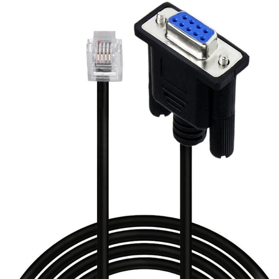 RS232DB9 Female To RJ11 6P4C Consolea Cable For AP7800,AP7900 PDUs Remote Management Data Center Plugs and Play