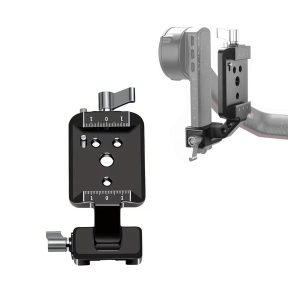 RS3 Vertical Camera Mount,Robust Portrait Mounting Solution Compatible with DJI RS 2/RS 3/RS3 PRO for IG YouTube Shorts Tiktok Video Extended Vertical Shooting
