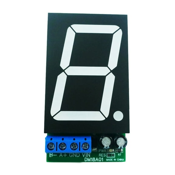 RS485 Modbus Rtu Digital Display Module 1.8 Inch LCD LED for PLC, DC12V 24V Temperature Humidity Sensors Interface