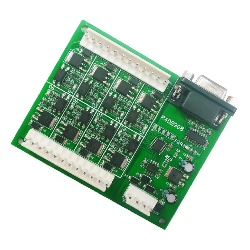 RS485 RS232 DB9 Interfaces Module 8Channel NPN Output for LED Motor ...