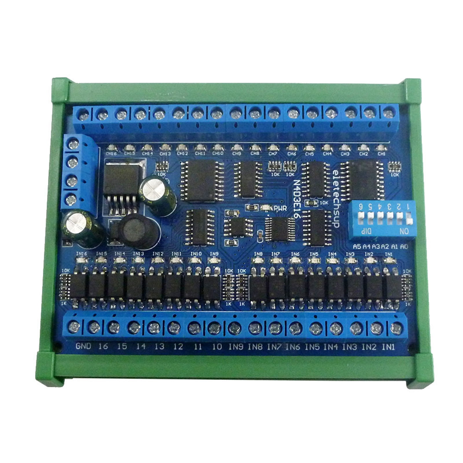 RS485 Remote Control Modules PLC Expansion Board with 16Input and ...