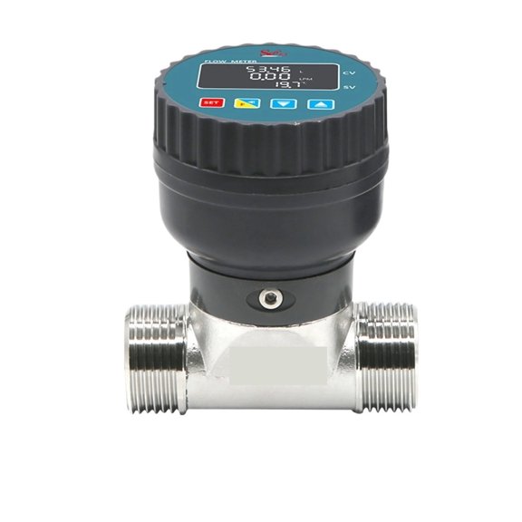 RS485 Smart Digital Flow Meter 5-1100L/MIN Stainless Steel G1 G2 G3/4 G1/2 Sensor For Sewage Pipe Irrigation Liquid Measurement ,Energy-Saving