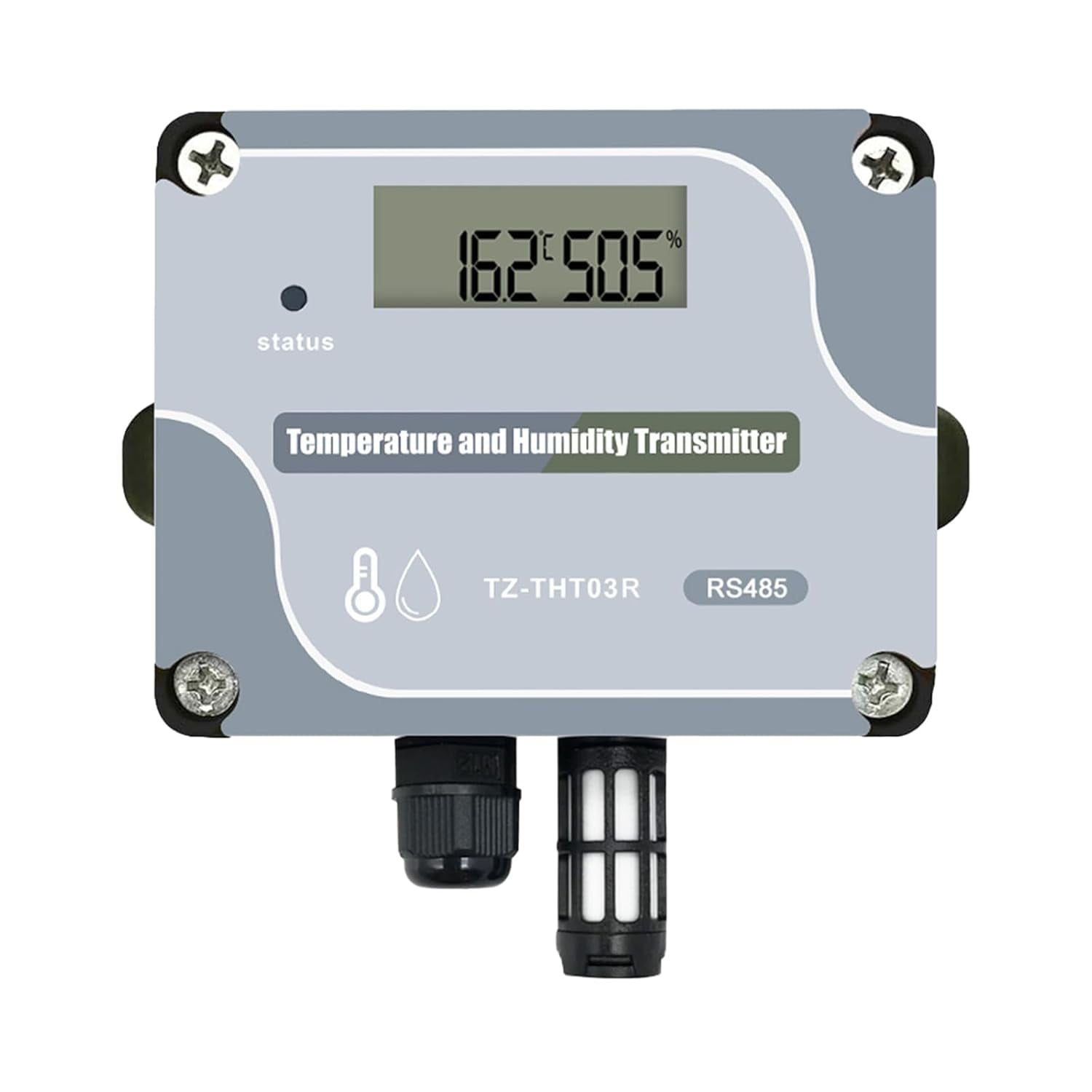 RS485 Temperature Humidity Sensor Modbus RTU Temp Sensor Digital ...