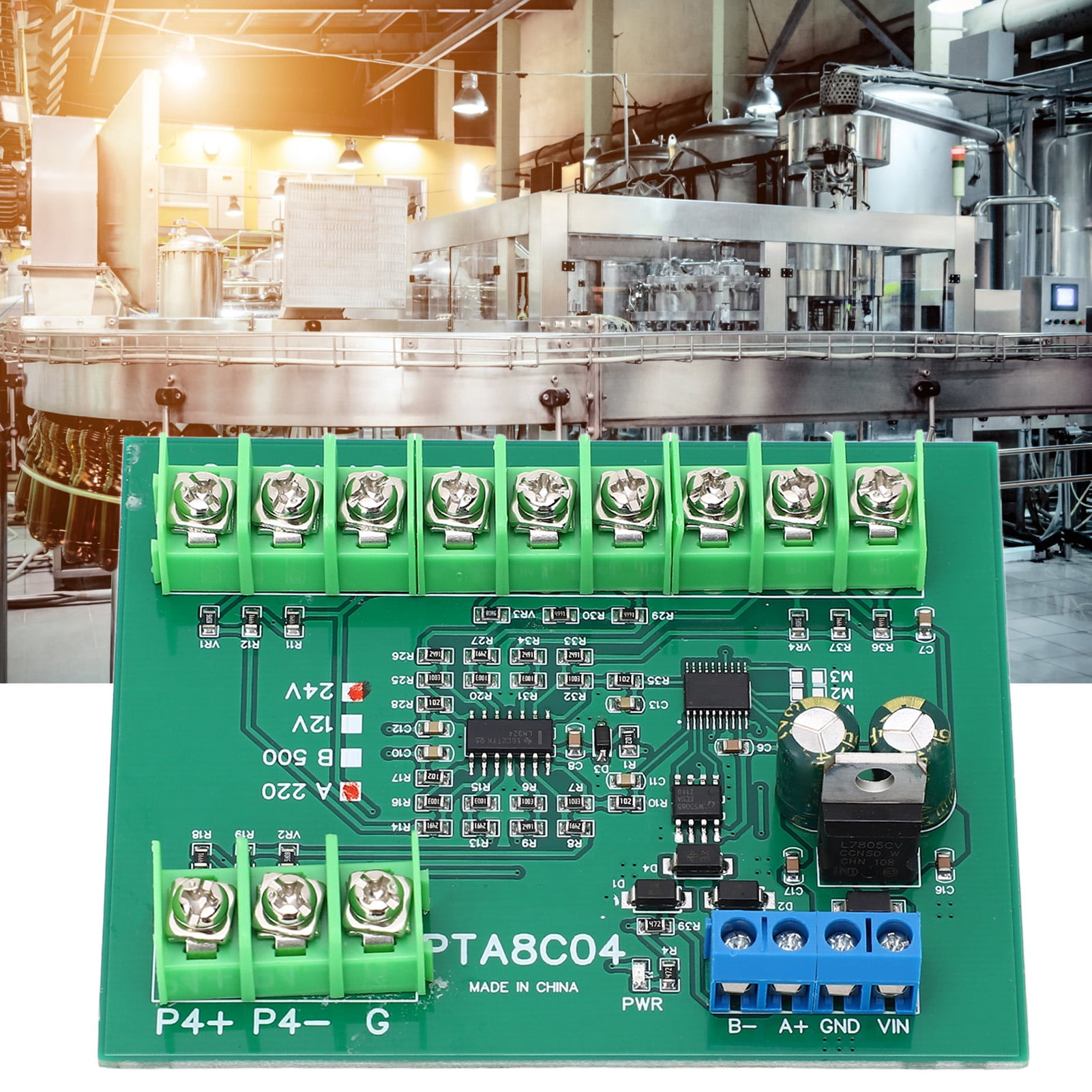 RS485 Temperature Sensor Module, Resistance Collector Compact Size 4 ...
