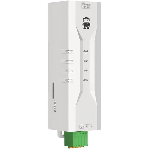 RS485 to Ethernet Serial Port Server NE2-D11 DC 8-28V TCP/UDP Modbus MQTT HTTP DNS DIN Rail Installation FOTA Remote Upgrade